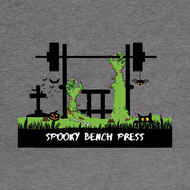 Spooky Zombie Bench Press Halloween Gym Workout by youcanpowerlift